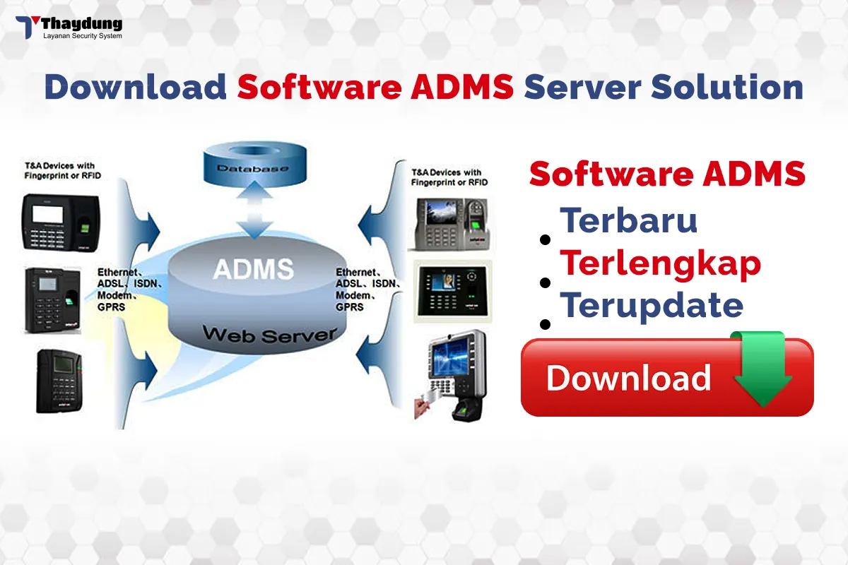 Download Software ADMS Server Solution Terbaru, Terupdate!
