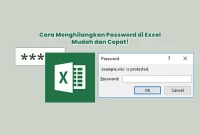 Cara Menghilangkan Password di Excel