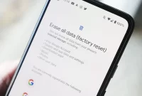 Cara Menghapus Semua Data di HP