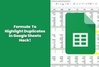 Formula to Highlight Duplicates in Google Sheets