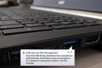 How to Fix a USB Device Not Recognized