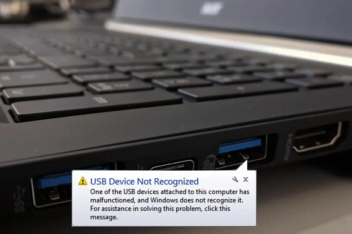 How to Fix a USB Device Not Recognized