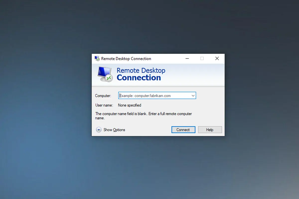 Remote Desktop Connection Does Not Work